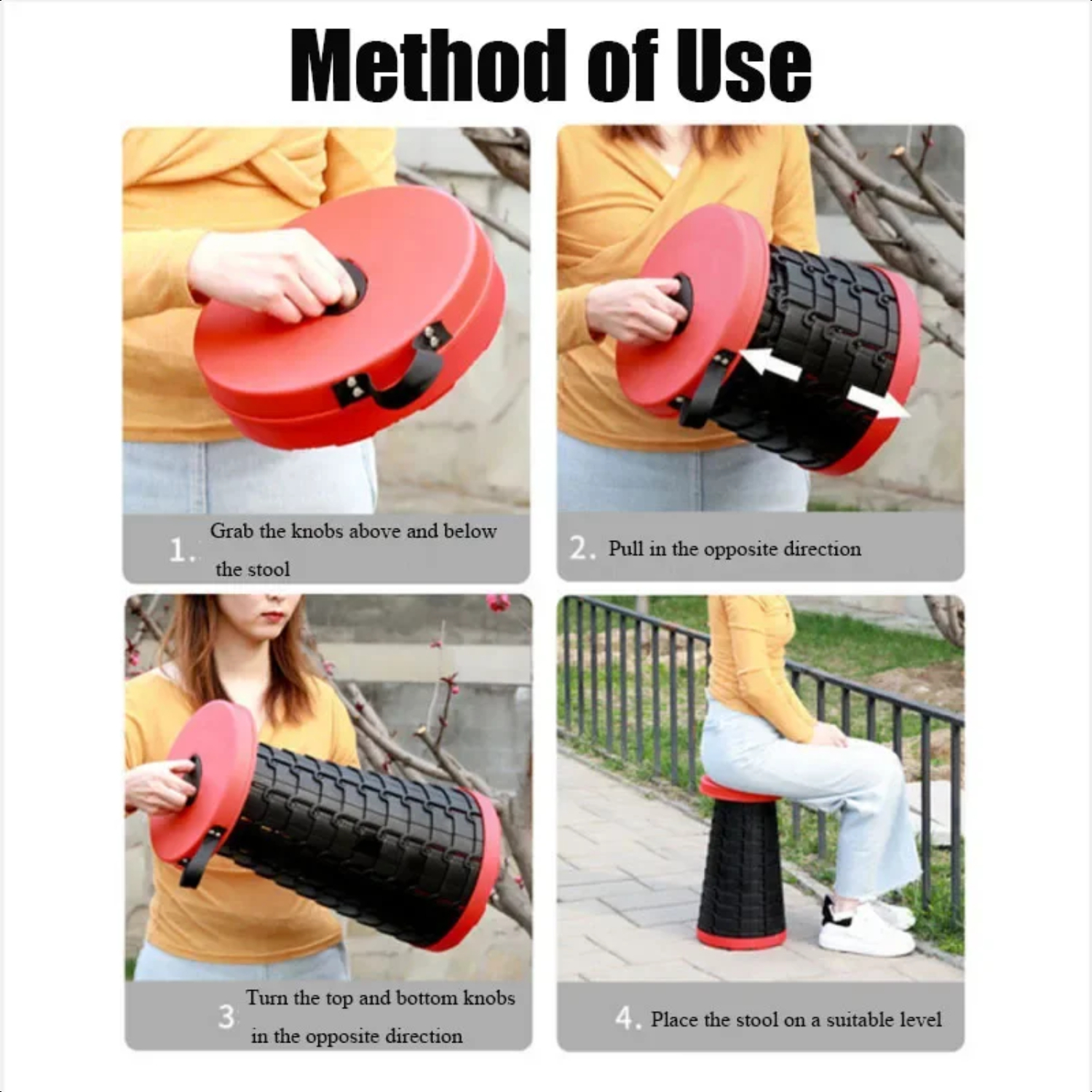 Versatile Folding Beach Lounge Chair with Fishing Function - Portable Outdoor Stool for Camping and Travel
