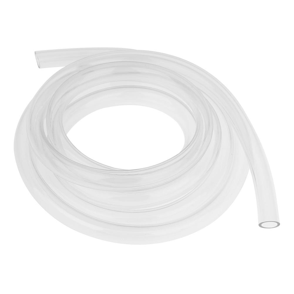 2m/6.56FT 9.5X12.7mm Transparent PVC Pipe Tube Computer PC Water Cooling Soft Pipe CPU GPU Water Cooling Block Adapter