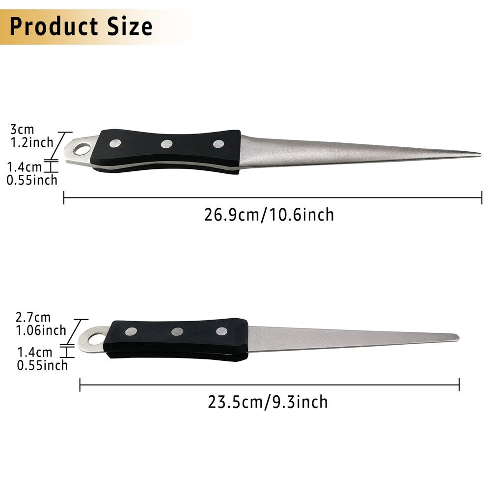 Messenslijper Diamond Taper Bestand Slijper Slijpen Gebogen Oppervlak Voor Mes Schaar Honen Bar Keuken Slijpen Tool