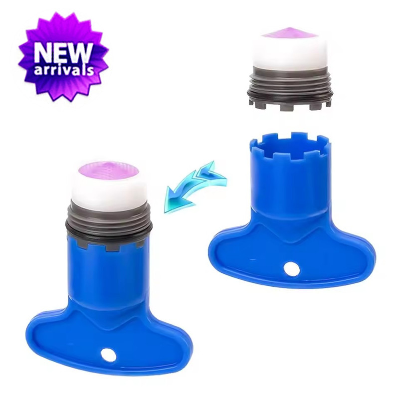 Faucet Aerator Replacement for Cache Aerators and Faucet Aerator Key Removal Tool Tap Aerators Flow Restrictor 16.5-24mm