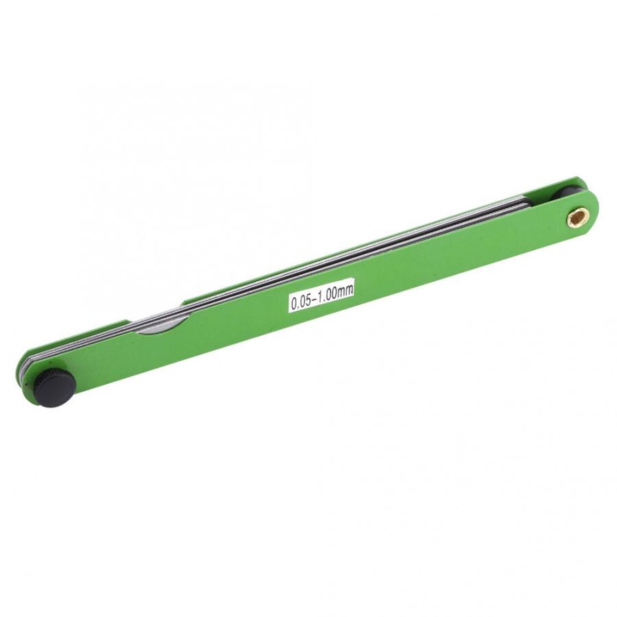 10pcs Calibre 150 milímetros Gap Filler Feeler Medidor 14 Lâminas Métricas 0.05-1mm de Espessura Ferramenta de Medição 0.05 -1mm