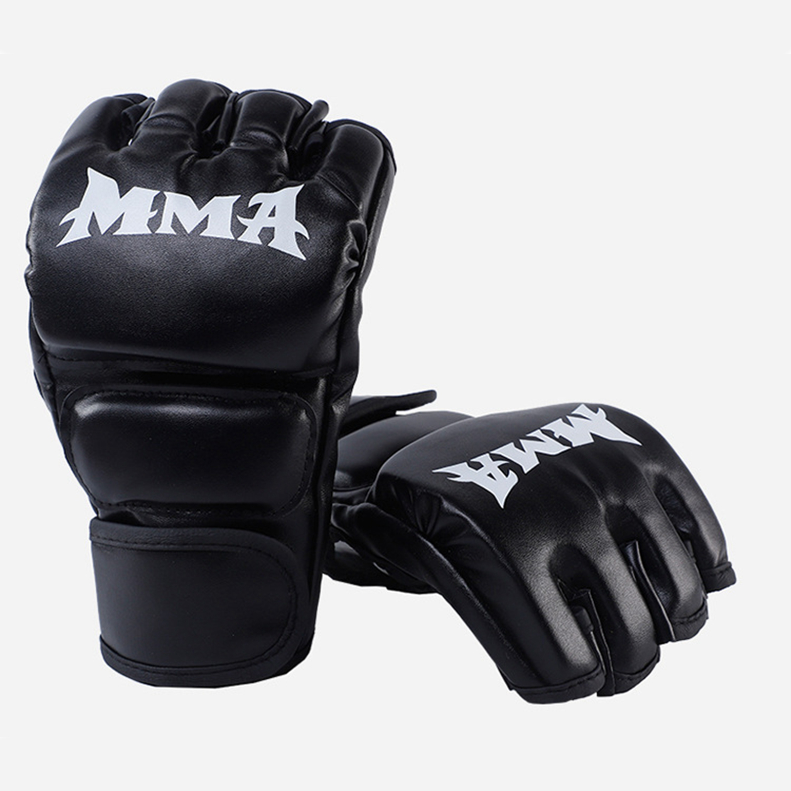 Gants De Boxe MMA – Hommes, Femmes, Enfants – Cuir PU, Protection Poignet, Pour Entraînement, Sparring, Arts Martiaux
