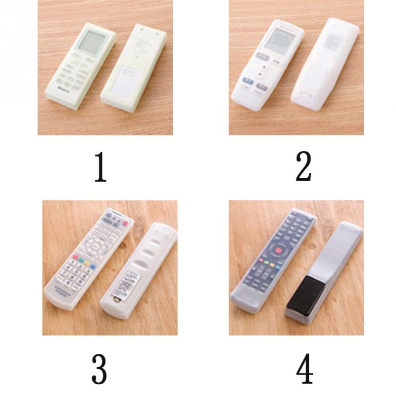 Waterproof Silicone Remote control Storage Bags Air Conditioning TV Remote Control Dust Cover Protective Holder Organizer