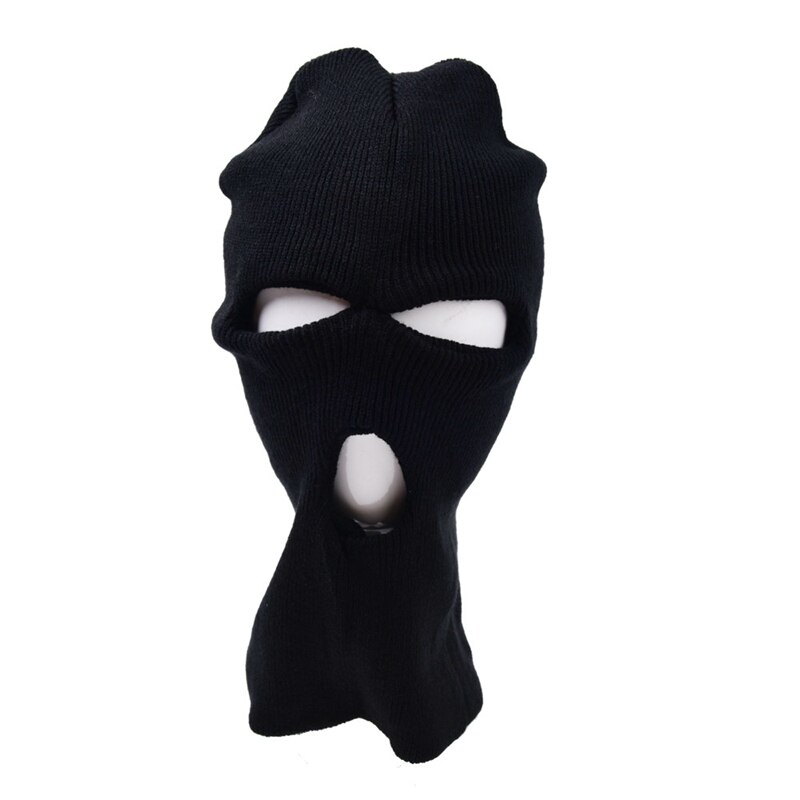 Breien 3 Gaten Bivakmuts Cs Full Face Cover Ski Masker Halloween Party Outdoor Warm Houden Winddicht Mannen Mutsen Fietsen Hoeden