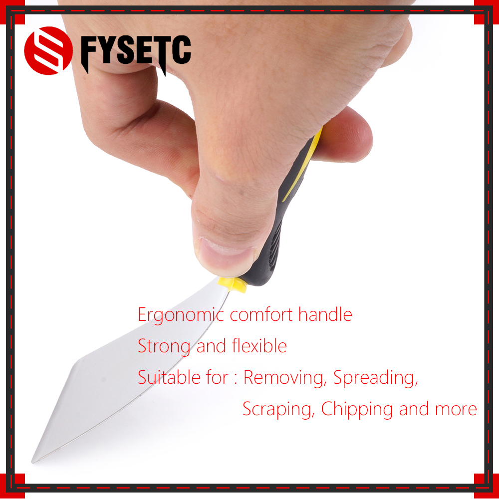 1PC 3D Printer Tool Handgemaakte 3D Print Removal Tool Staal Spatel Professionele Met Doos Pakket 3D Printer Accessoires