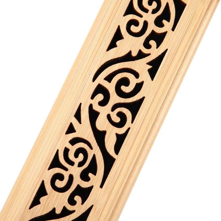 Hollow Pattern Bamboo Incense Burner Box Holder Ornaments for Home Office Teahouse