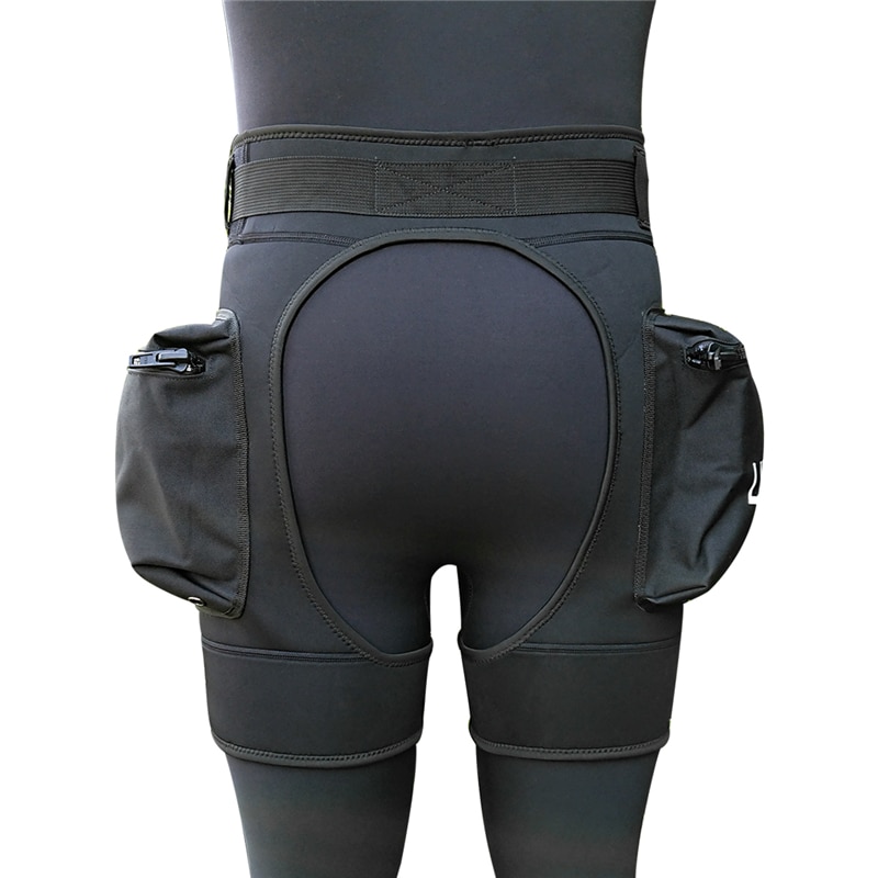 LayaTone 3mm Neopreen Wetsuit Shorts Mannen Submersible Pocket Duiken Korte Been Zakken Broek Vissen Surfen Snorkelen Korte