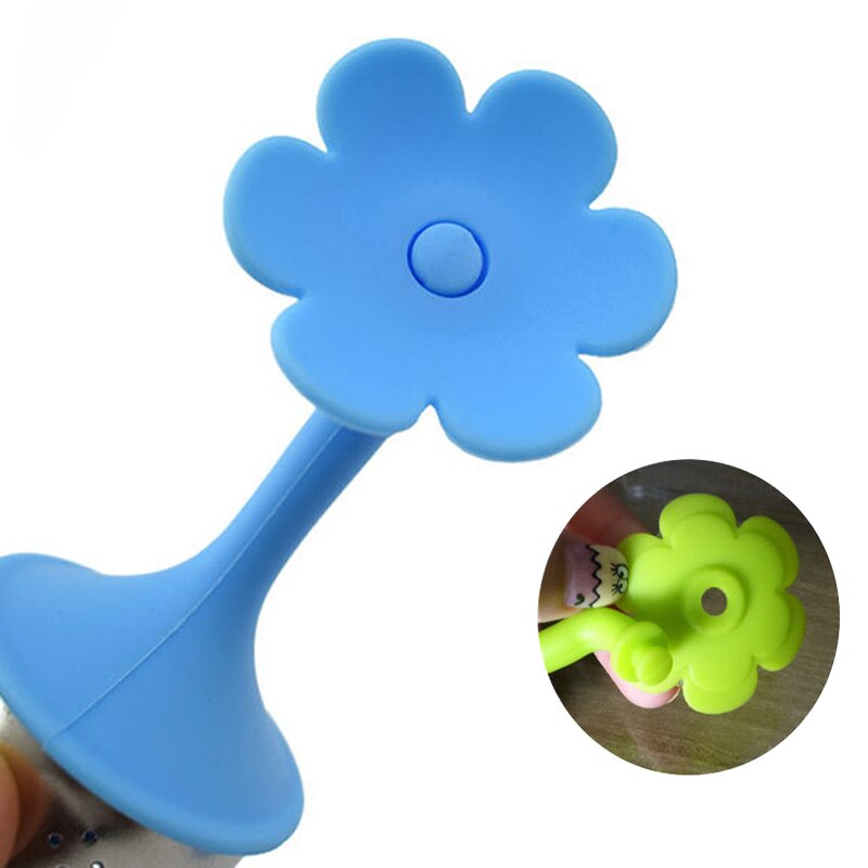 4 Kleur Zonnebloem Blad Thee-ei Siliconen Herbruikbare Zeef Met Tray Koffie Sets