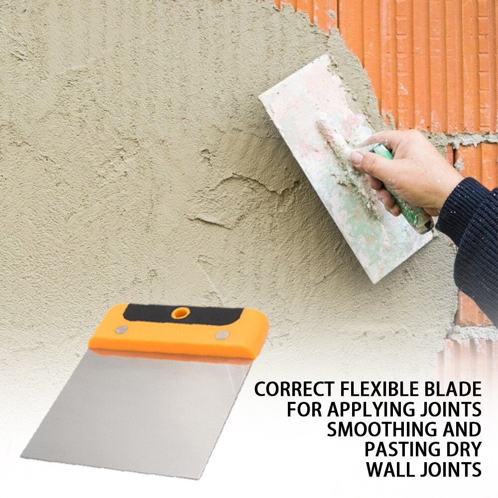 4PCS 4/6/8/10 Inch Stainless Steel Putty Knife Paint Tool Gypsum Shovel Filling Spatula Wallpaper Putty Wall Decoration