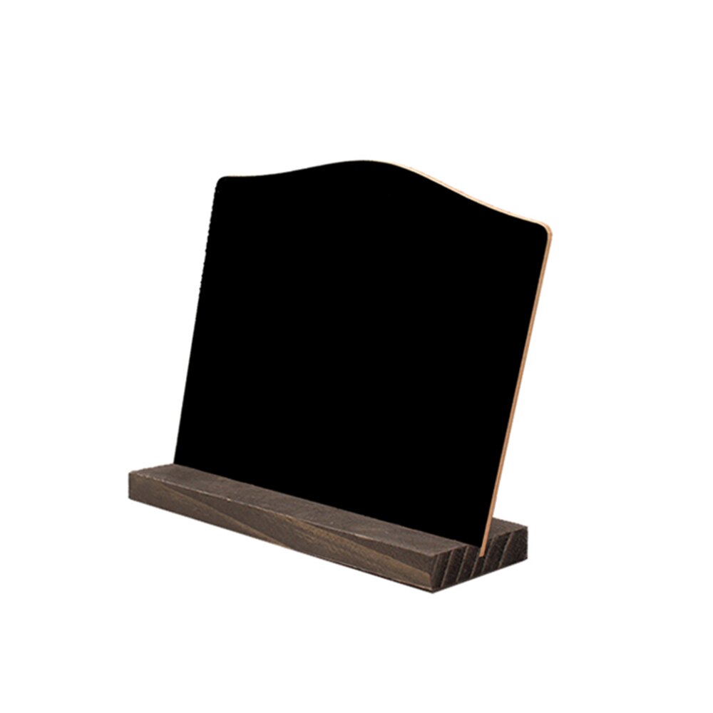 Double-sided Writing Small Blackboard with Base Bar Writing Blackboard Christmas wooden blackboard Writing Painting Decoration: LLX5030