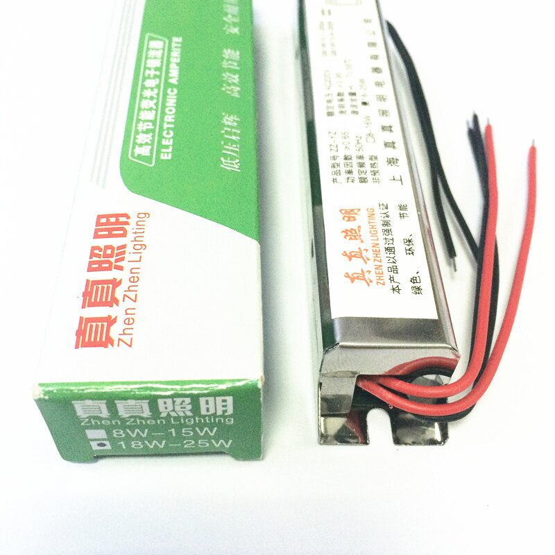 T4 t5 elektroniske forkoblinger 8-15w 18-25w universal  ac 220v 50hz linser forlygteensretter spejl front fluorescerende lampe ballast