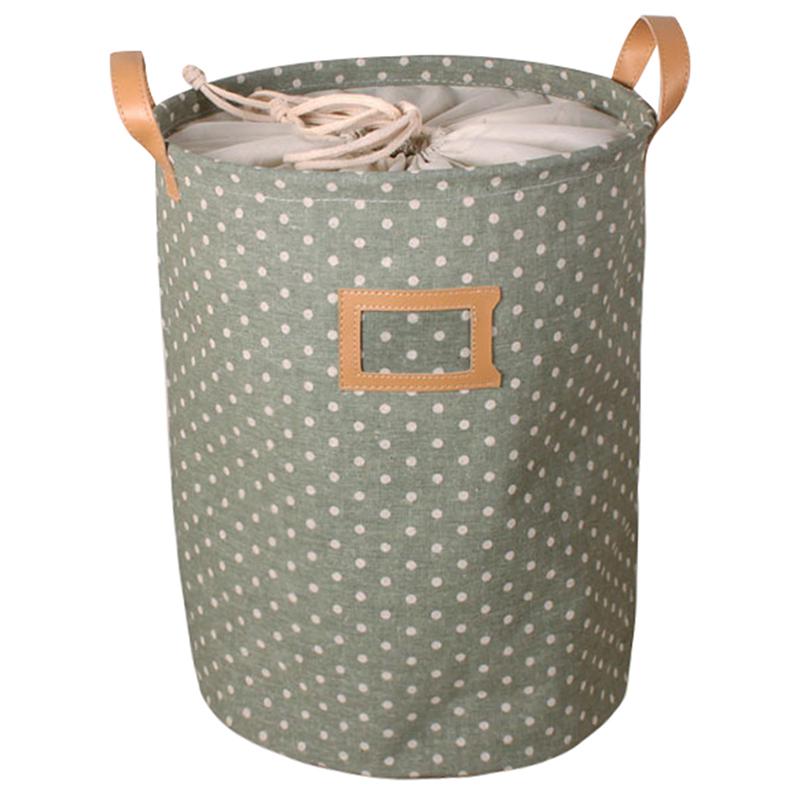 Cesta de almacenamiento impermeable, cesto para la colada sucia de juguete, bolsa de almacenamiento de tela, bolsa de almacenamiento para ropa plegable, almacenamiento de artículos diversos: green