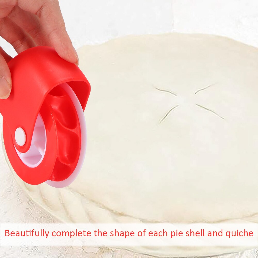 Kitchen Pizza Pastry Lattice Cutter Pastry Pie Decor Scroll Wheel Roller Pizza Pastry Pie Crust Baking Cutter Tools Pizza Stone
