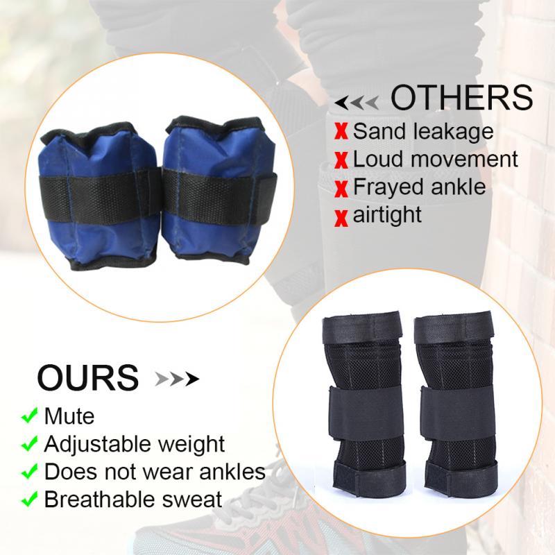 1 paire sport cheville Fitness réglable gymnastique cheville soutien équipement élastique pied poids enveloppes protecteur jambes puissance haltérophilie