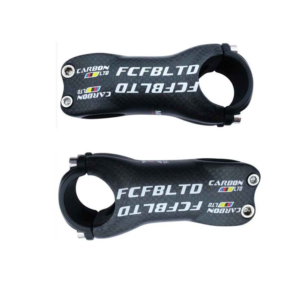 FCFB 3 K Carbon Fiber MTB Fiets Stuurpen 31.8 MM Carbon Racefiets Stuurpen Fietsen Stuur 6/17 Graden 80 90 100 110 120 130 MM