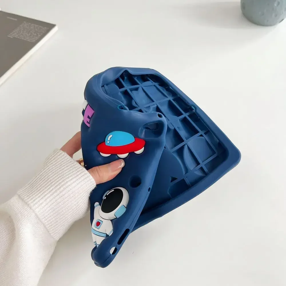 Case voor iPad Pro 11 10e 10.2 9e 8e 7e generatie Leuke cover voor iPad 9.7 6e 5e Air 2 1 mini 7 6 5 4 3 2 1 met Rocket Stand