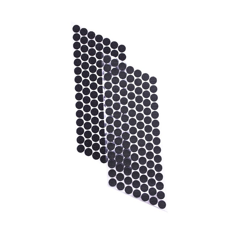 100 Pairs Velcros Adhesive Fastener Tape White Black Nylon Round Magic Sticker Dots 10/15/20mm Hook And Loop Garment Accessories: black 15mm 100pair