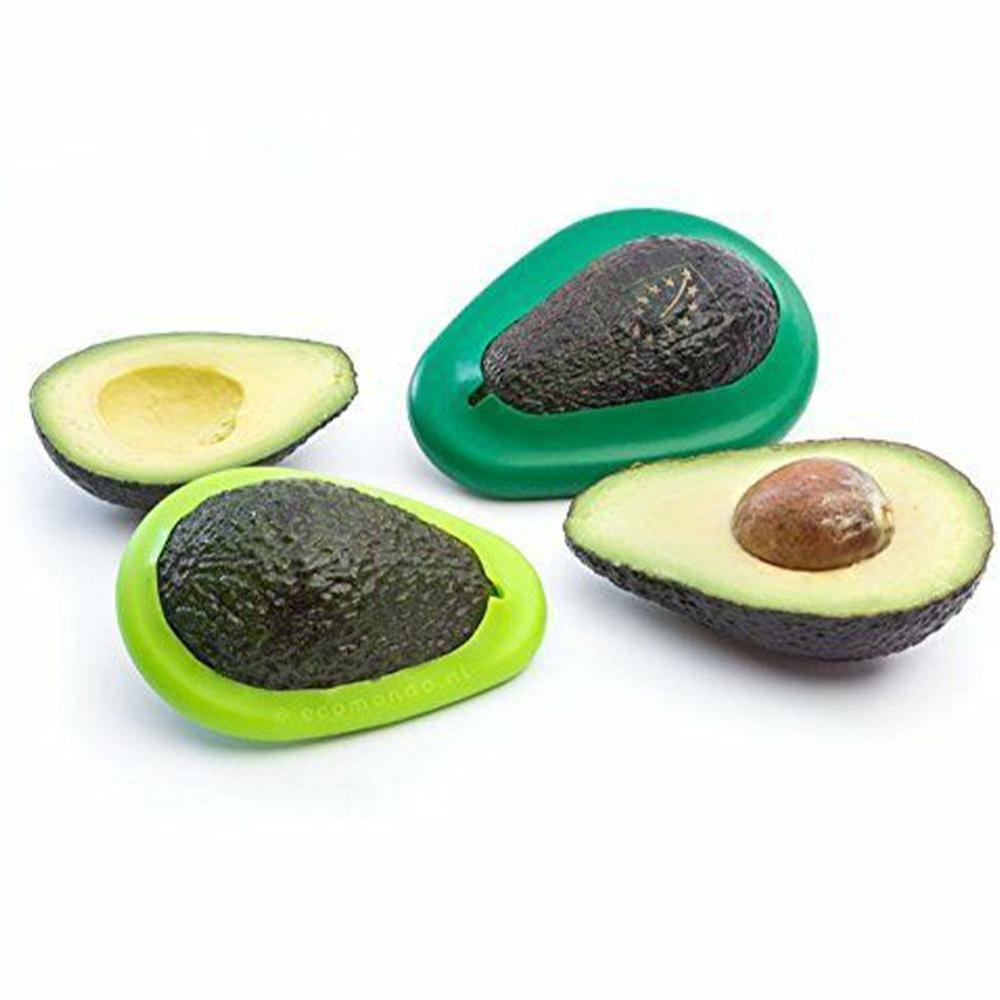 Huishoudelijke Groen 2 Stuks Avocado Saver Siliconen Verse Voedsel Huggers Opvouwbare Fruit Behoud Seal Cover