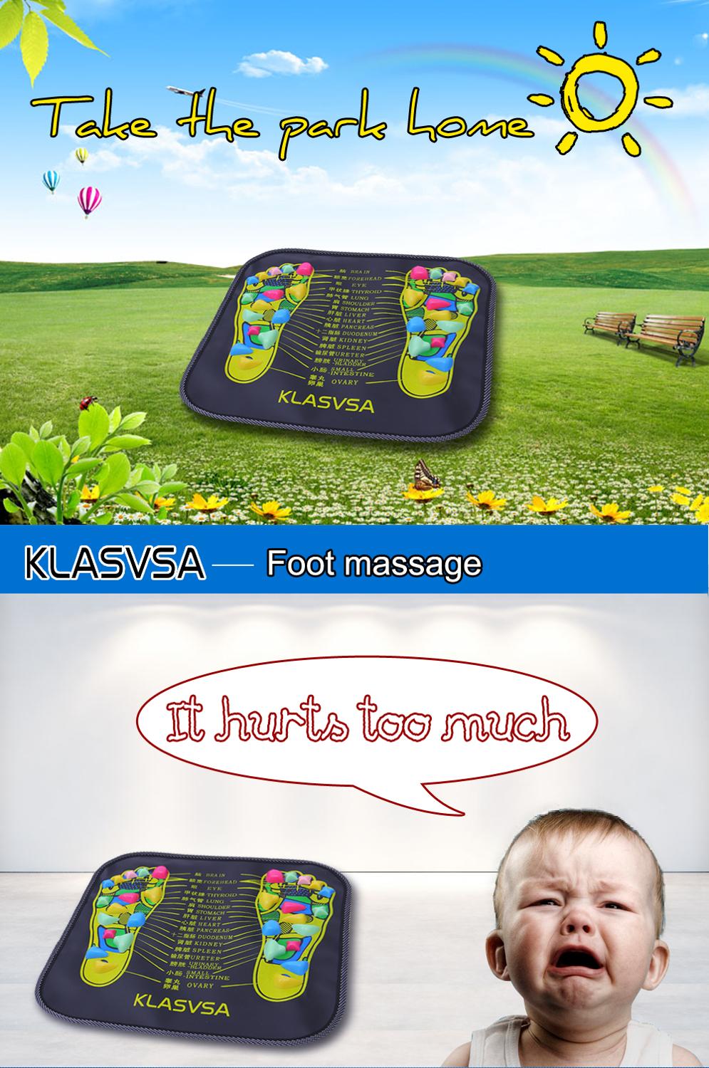 Zoneterapi walk stone road fodmassagemåtte akupressur relax massagepude fod spa ben smertelindring sundhedspleje gang massagemåtte