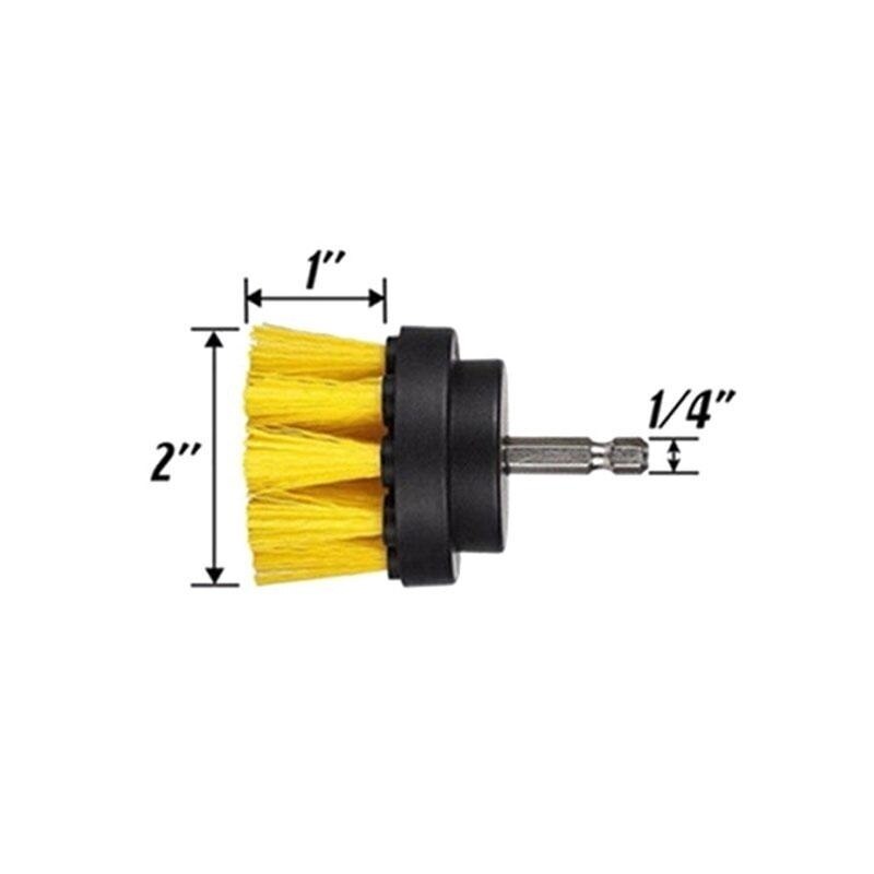 2/3.5/4 Inch Elektrische Boor Reinigingsborstel Band Borstel Elektrische Scrubber Scrub Bit Grout Tegel Schoon Borstel