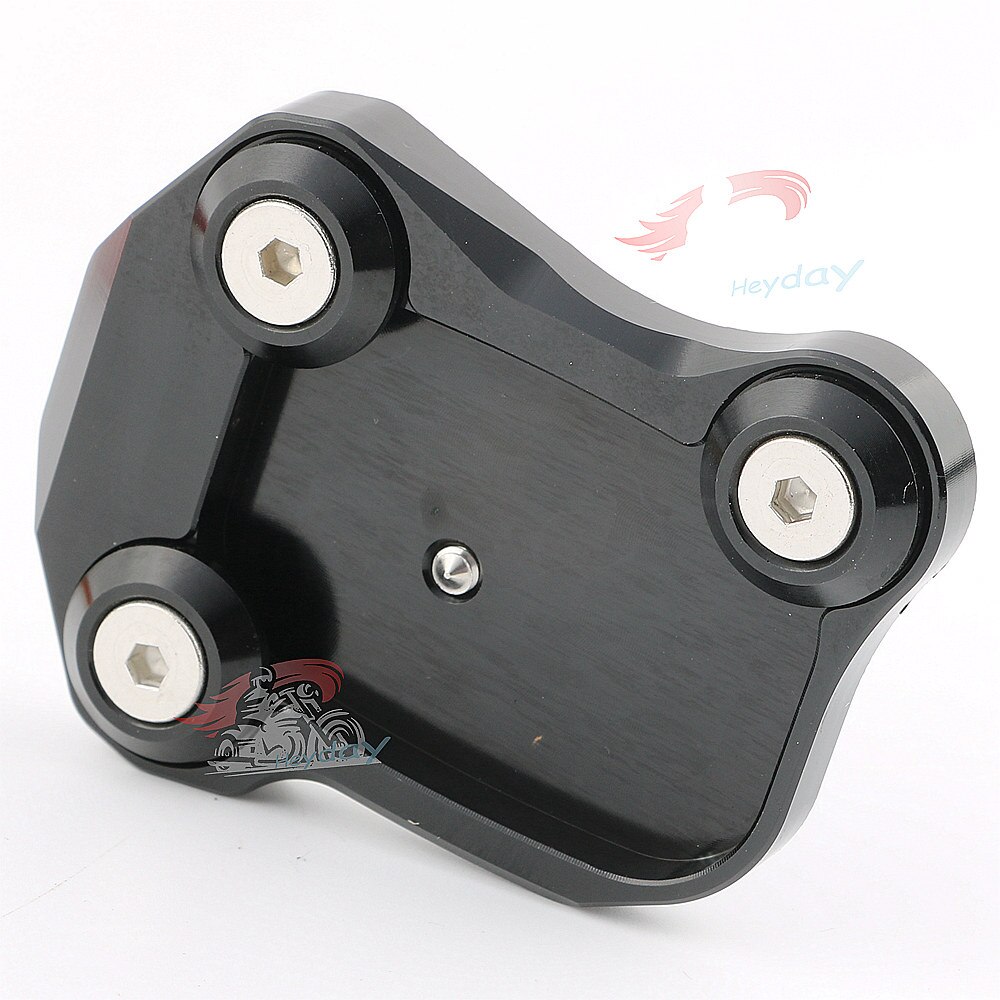 support plate foot side bracket extension pad for Honda CB650F: Black