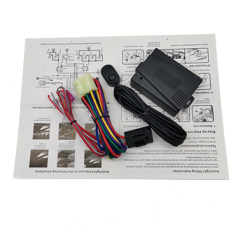 12V Car Auto Light Sensor System Automatically Control The Lights ON and OFF by Light Sensor