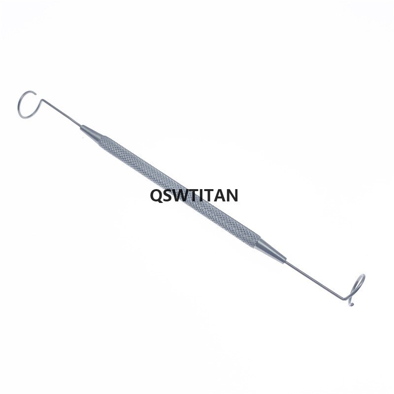 Stainless Steel Titanium double ended pigtail Probe ophthalmic Eye surgical instruments