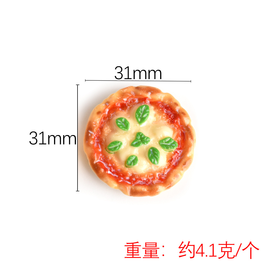 3 stks/set Poppenhuis Miniatuur Voedsel Fruit Kaas Pizza Model Voor Blyth OB11 Pop Accessoires: Chocolate