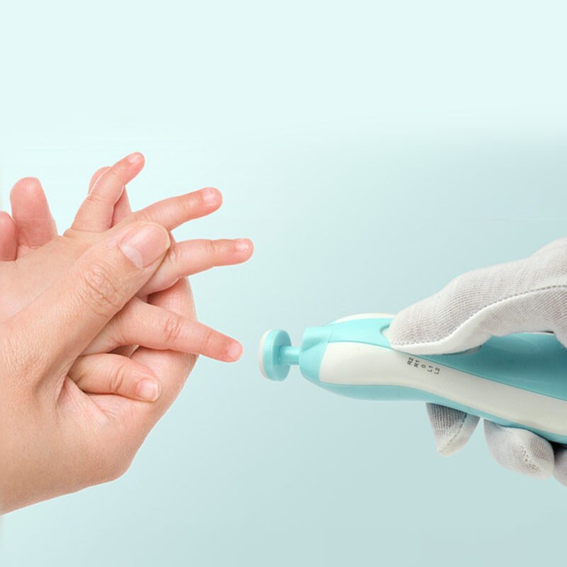 Electric Baby Nail Trimmer Baby Nail Toenail Grinding Device with 6 Grinding Heads Safe Nail File Women Manicure Pedicure Tools