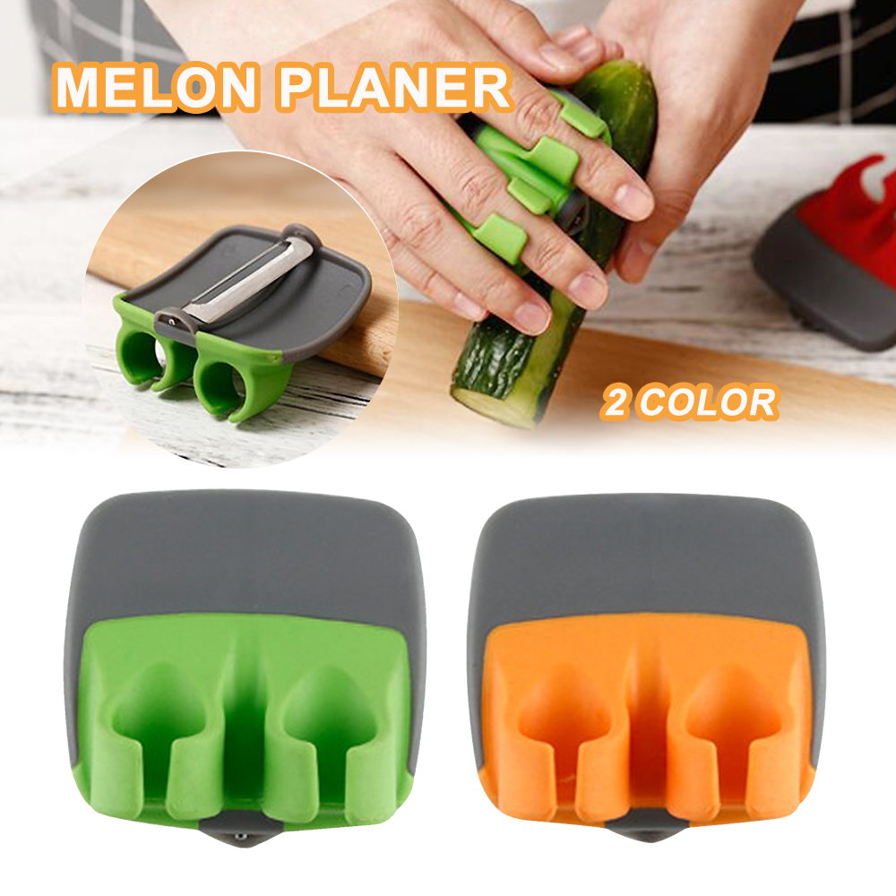 Skin Scraping Portable With Finger Grip Fruit Cutter Sharp Blade Cucumber Potato Durable Vegetable Peeler Kitchen Tool 2