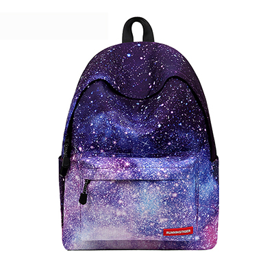 Multicolor Rucksack Stilvolle Galaxy Bookbags Star Universe Raum Schule Taschen Für Teenager Harajuku Frauen Rucksack Laptop Neue: GALAXY B