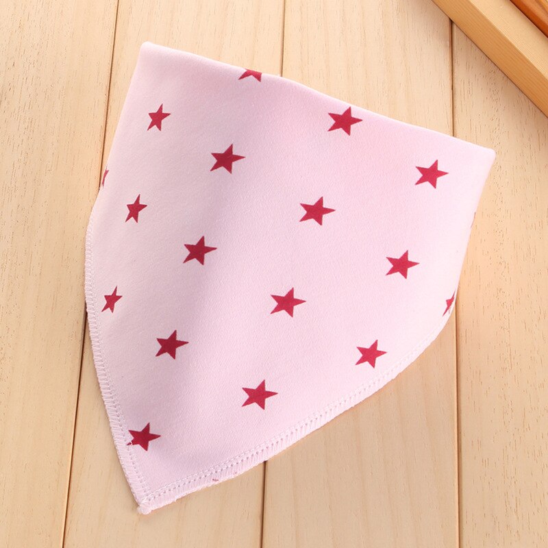 Dubbele Lagen Katoenen Baby Bandana Slabbetjes Burp Doeken Mooie Cartoon Dier Ster Beby Kids Dribble
