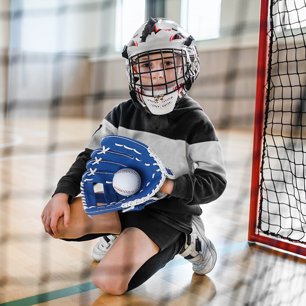 10.5in Outdoor Sport Honkbal Handschoen Softbal Praktijk Apparatuur Outfield Pitcher Handschoenen Lederen Softbal Handschoen