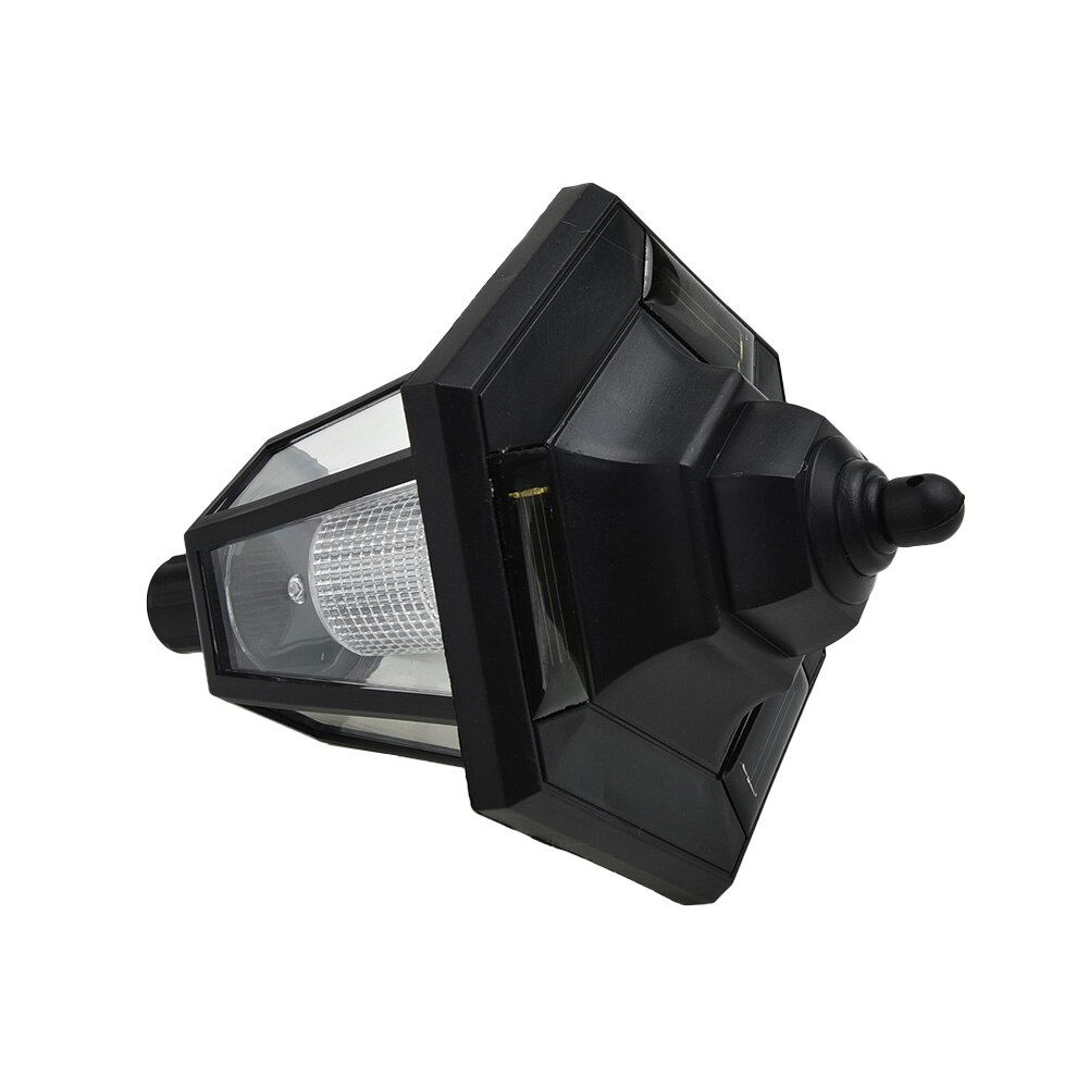 Mount Solar Power LED Garden Fence Outdoor Lamp Light White Path Way Landscape 60mAH