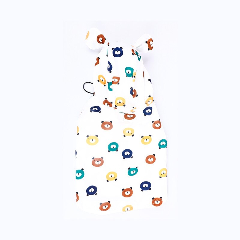 Impermeable para perro mascota impermeable al aire libre ropa para perro Chihuahua Bulldog francés Pug perro lluvia abrigo mascota chaquetas de dibujos animados suministros para mascotas: FB