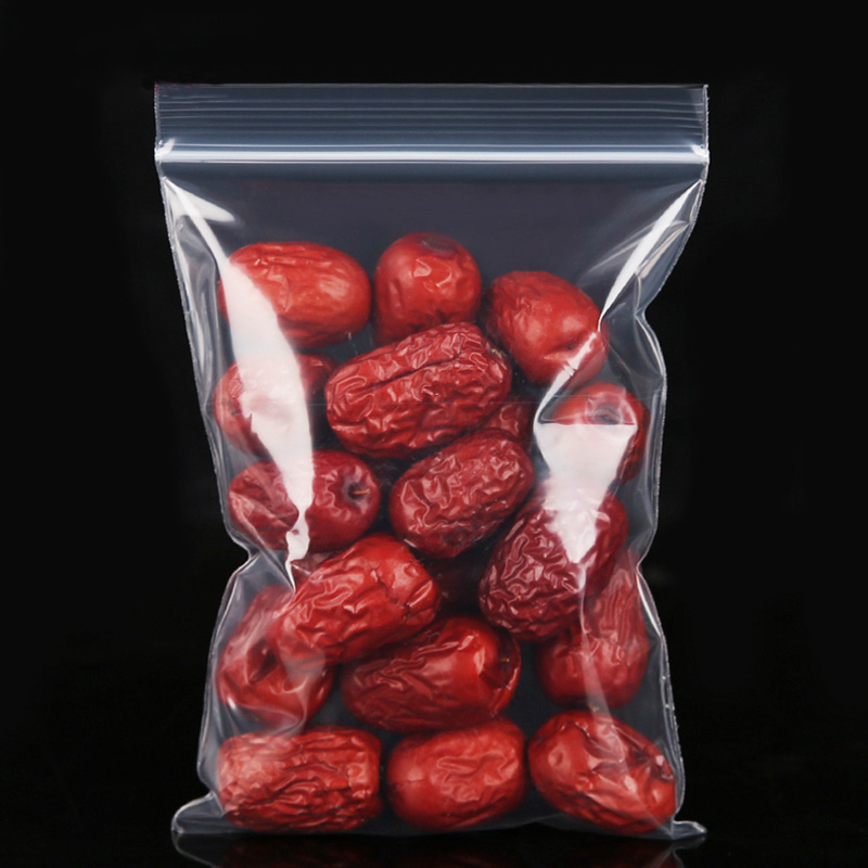 30-100 Pz/pacco 4*6/5*7/6*8/7*10 cm di Spessore Sacchetti di Plastica Poly Trasparente Imballaggio Dei Monili Blocco Zip Richiudibile Per Il Creazione di Gioielli FAI DA TE