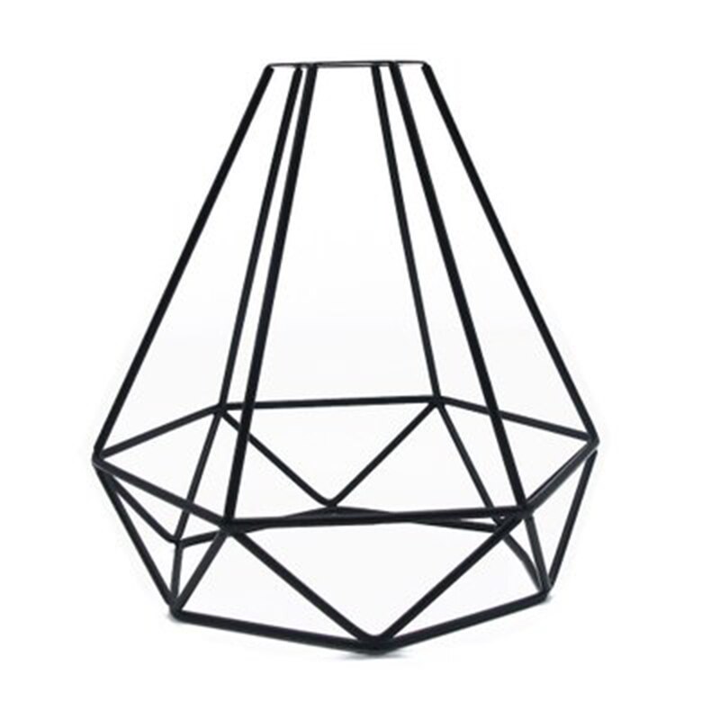 Vintage retro edison hängande glödlampa tråd fågelbur form lampskärm takbelysningsarmaturer gör-det-själv lampfothållare heminredning