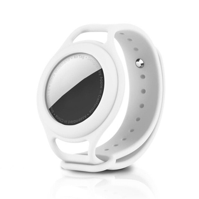 Case for Apple AirTags Kids Soft Silicone Strap Air Tag Anti-Lost Bracelet Protective Cover Shell for AirTag children Strap: 2