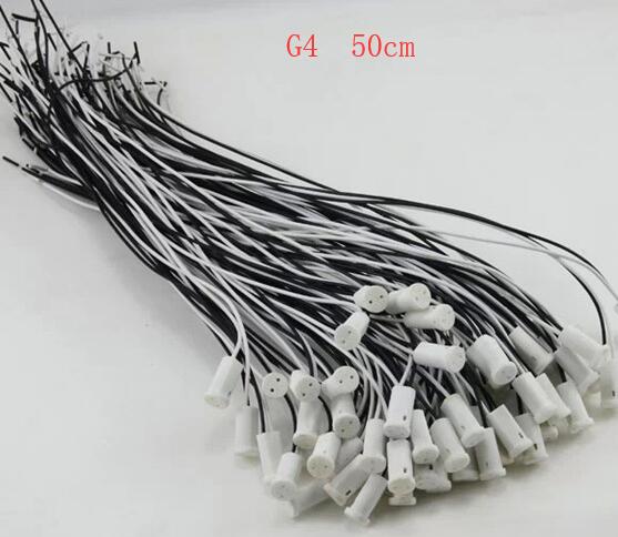 5PCS MR16 MR11 GU5.3 G4 Lamp Holder Bulb Base with Wire Ceramic Halogen Socket Pottery Connector 12V - 250V Led Light: G4  5pcs