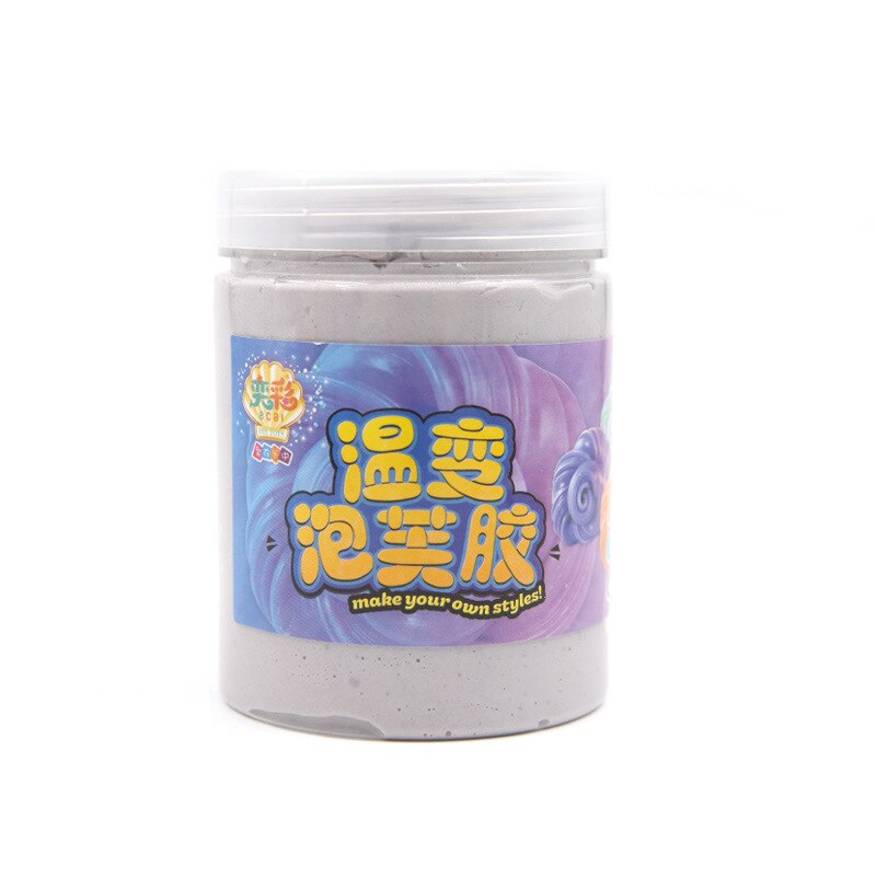 BBSKY 100G Super Licht Polymer Ton Temperatur Änderungen Farbe freundlicher Früer Bildung Spielzeug DIY Farbige Schlamm zu Filtern C199: dunkel grau
