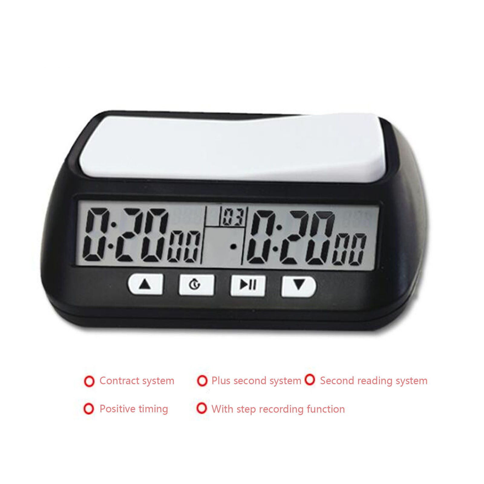 Tops Schaken Basic Digitale Schaakklok Thuis Tool Game Timer Klokken Digitale Horloge Timer Kamer Decoratie Accessoires