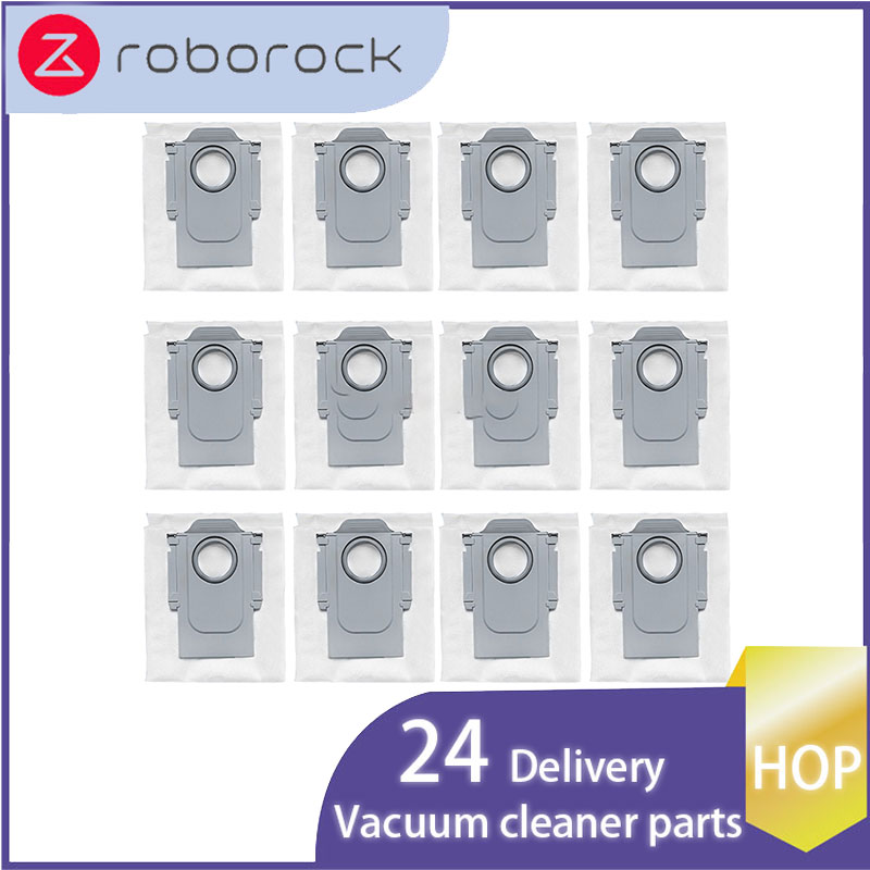 HOP Vervanging Voor Roborock Qrevo Pro Qrevo MaxV Qrevo S P10 Pro Robot Stofzuiger Accessoires Roller Stofzak Onderdelen: Beige