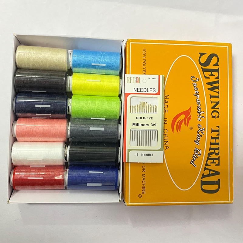 10 Pcs Sewing Thread Polyester Thread Set Strong And Durable Sewing Threads For Hand Machines