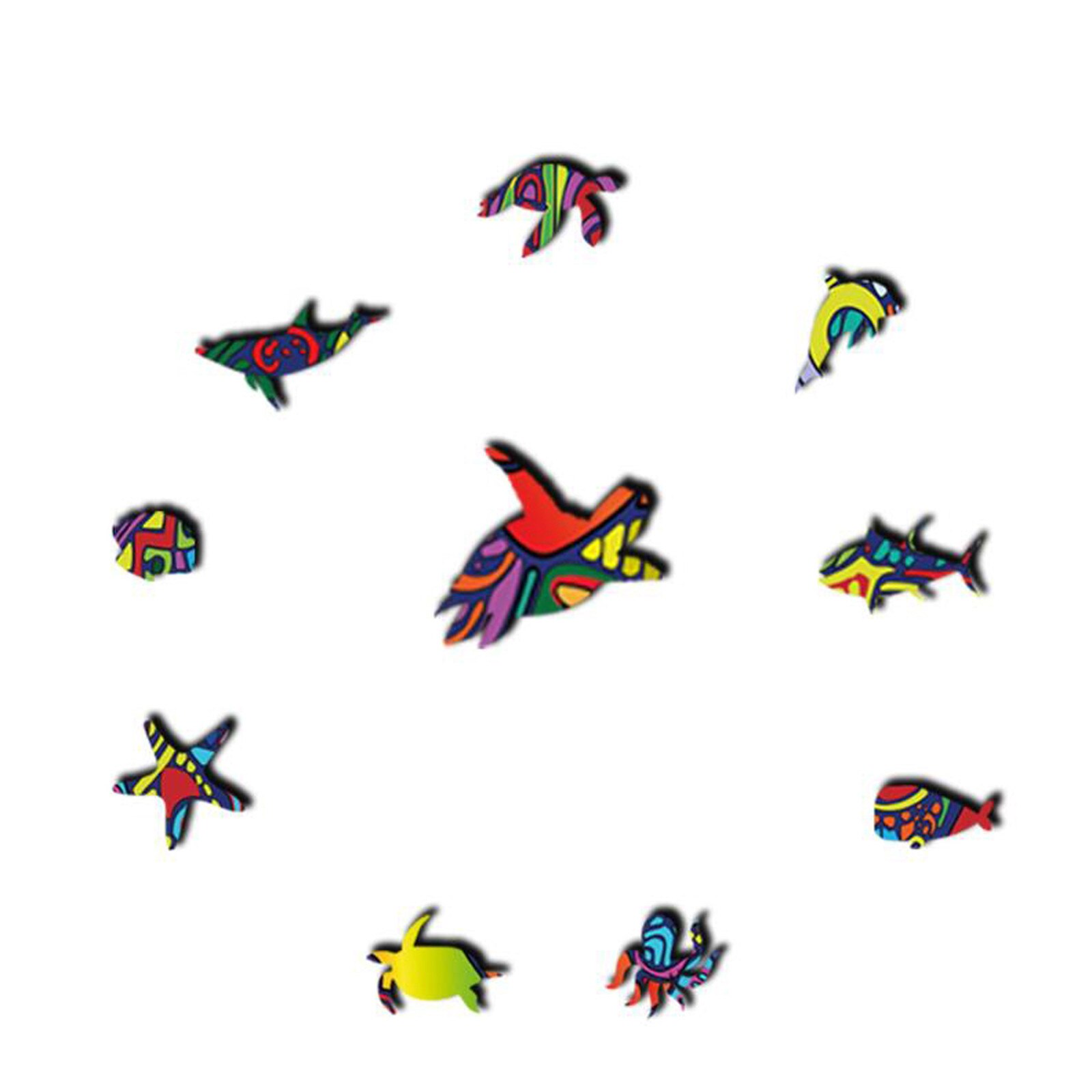 Volwassen En Kinderen Educatief Cadeau Dinosaurus Onregelmatige Puzzel Papier Puzzels Speelgoed Educatief Puzzel Speelgoed Voor Kinderen/Volwassenen