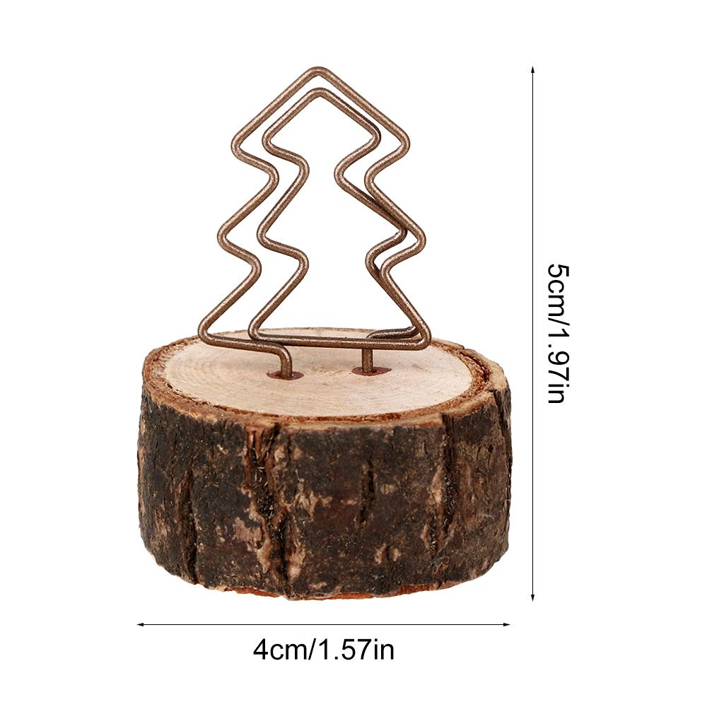 Gold Wooden Table Numbers Holder Paper Clamp Wedding Supplies Photos Clips Picture Frame Place Card Clamps Stand