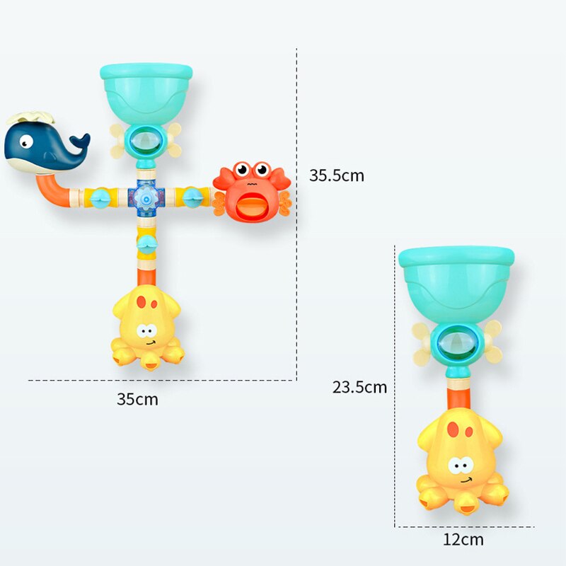 Baby Bath Toys Pipeline Water Spray Shower Game Elephant Bath Baby Toy For Children Swimming Bathroom Bathing Shower Kids Toy