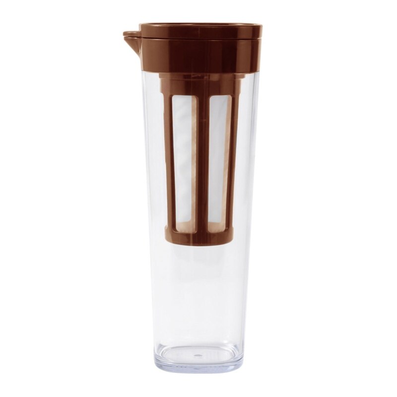 Water Jug with Filter Screen Heat Resistant Cold Beverage Storage Container for Home Kitchen Living Room Juice Pitcher: 1