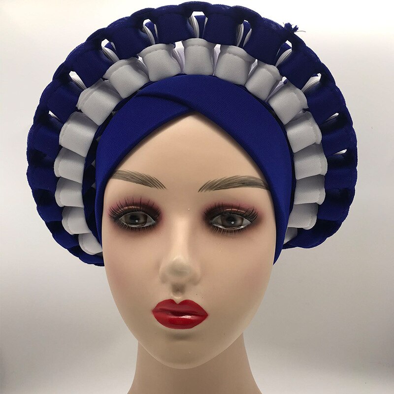 Turbantes africanos para mujer, diademas de auto, para boda tradicional, turbante nigeriano, turbante musulmán