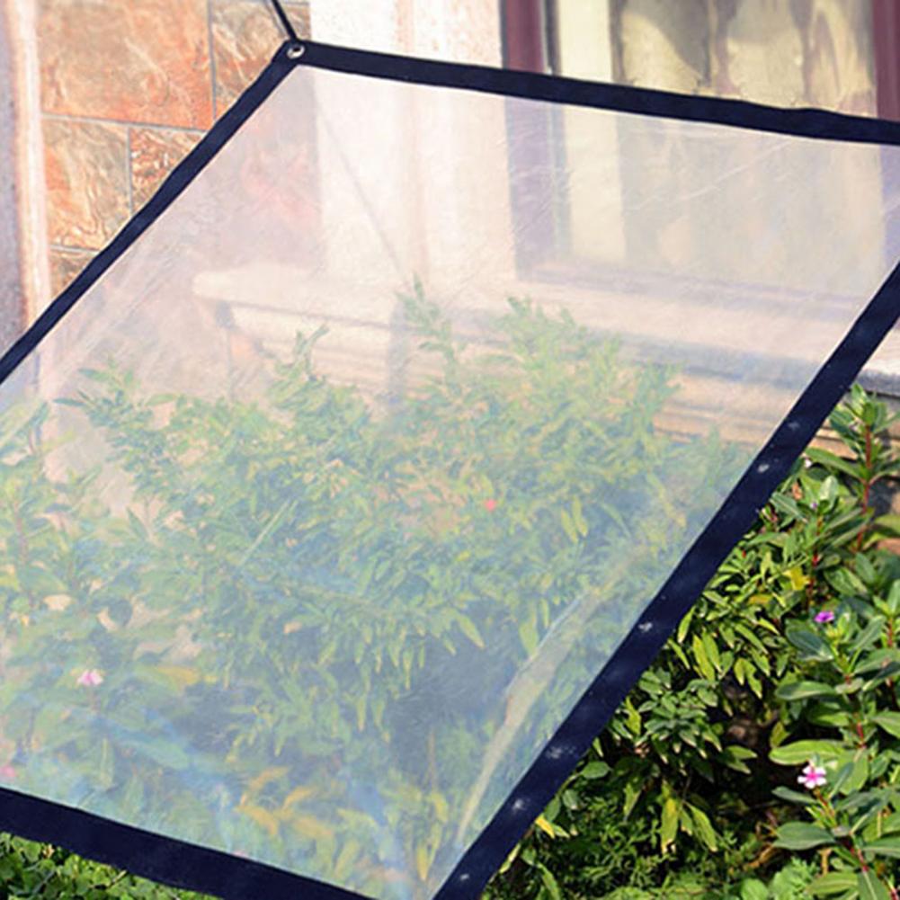 Garten Windschutzscheibe transparent Flugzeug Film Regendicht Baldachin Vogel nachweisen Schild Tuch garten zubehör jardin