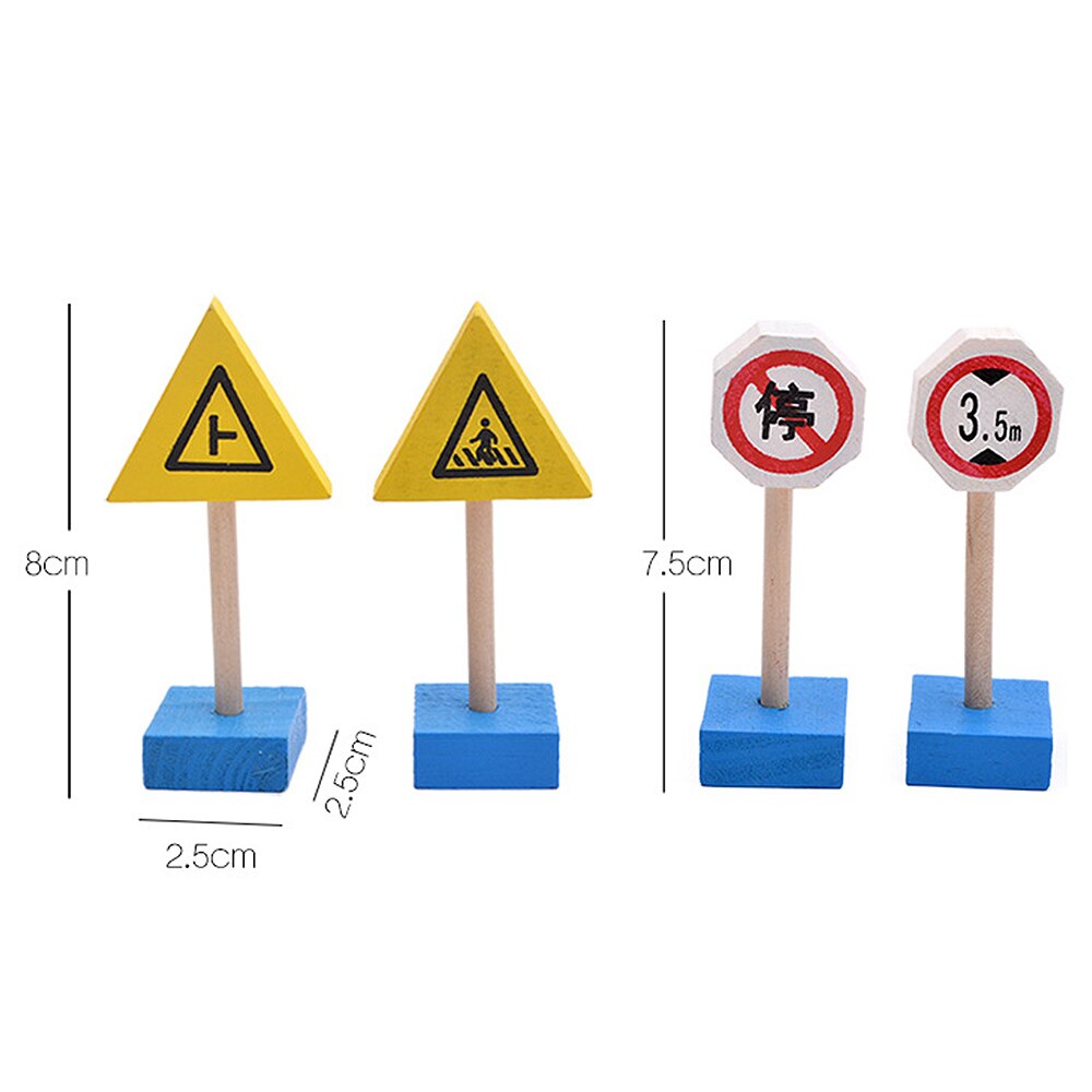Early Education Knowledge Enlightenment Toys Brain Game Kindergarten Road Signs Traffic Indication Street Signs